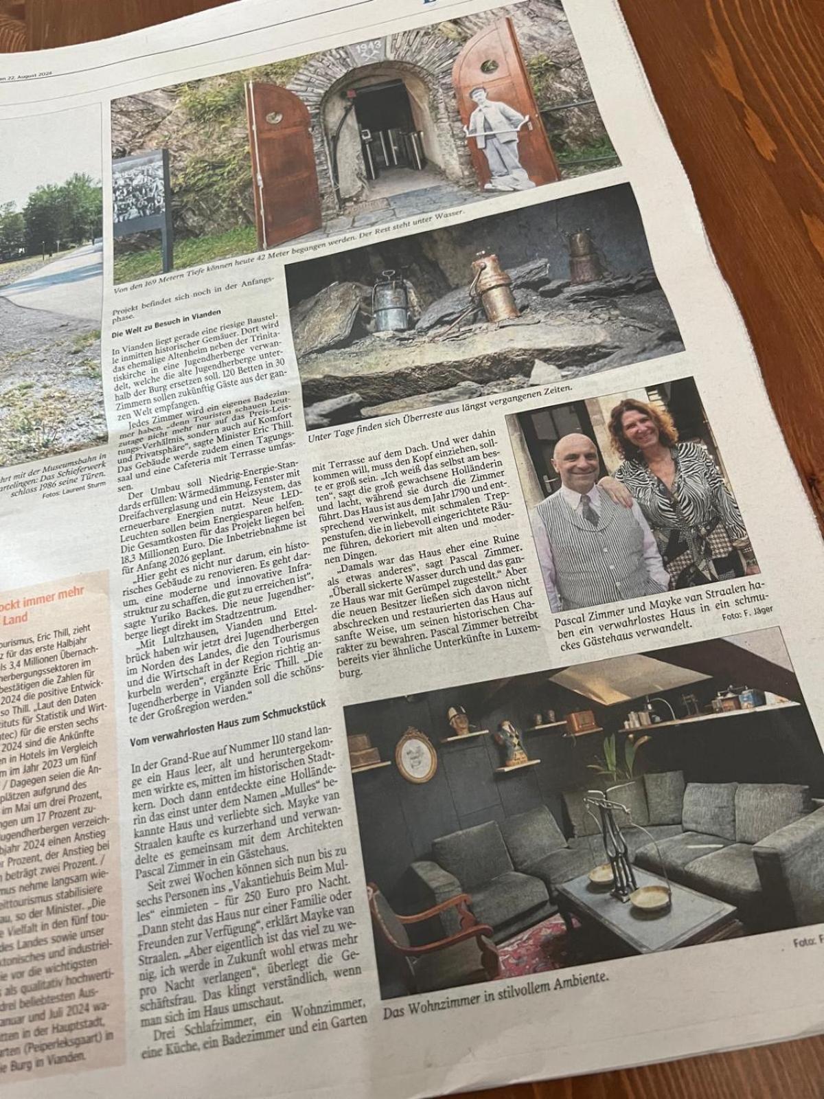 Vakantiehuis 'Beim Mulles' Vianden Buitenkant foto
